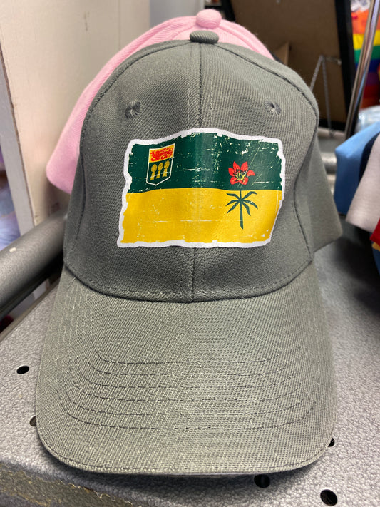 HAT DARK GREY SASK FLAG