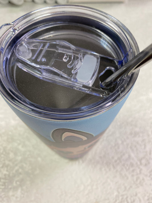 THE MONSTER BLUE 20oz TUMBLER TRAVEL CUP