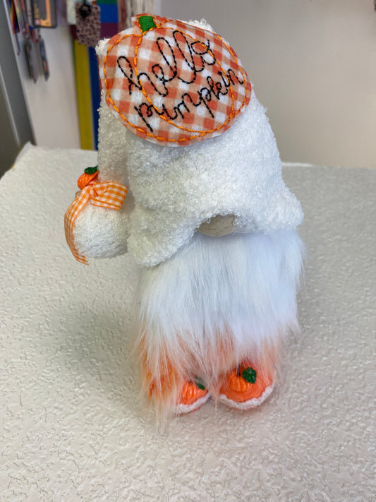 CLASSIC ORANGE PUMPKIN GNOME