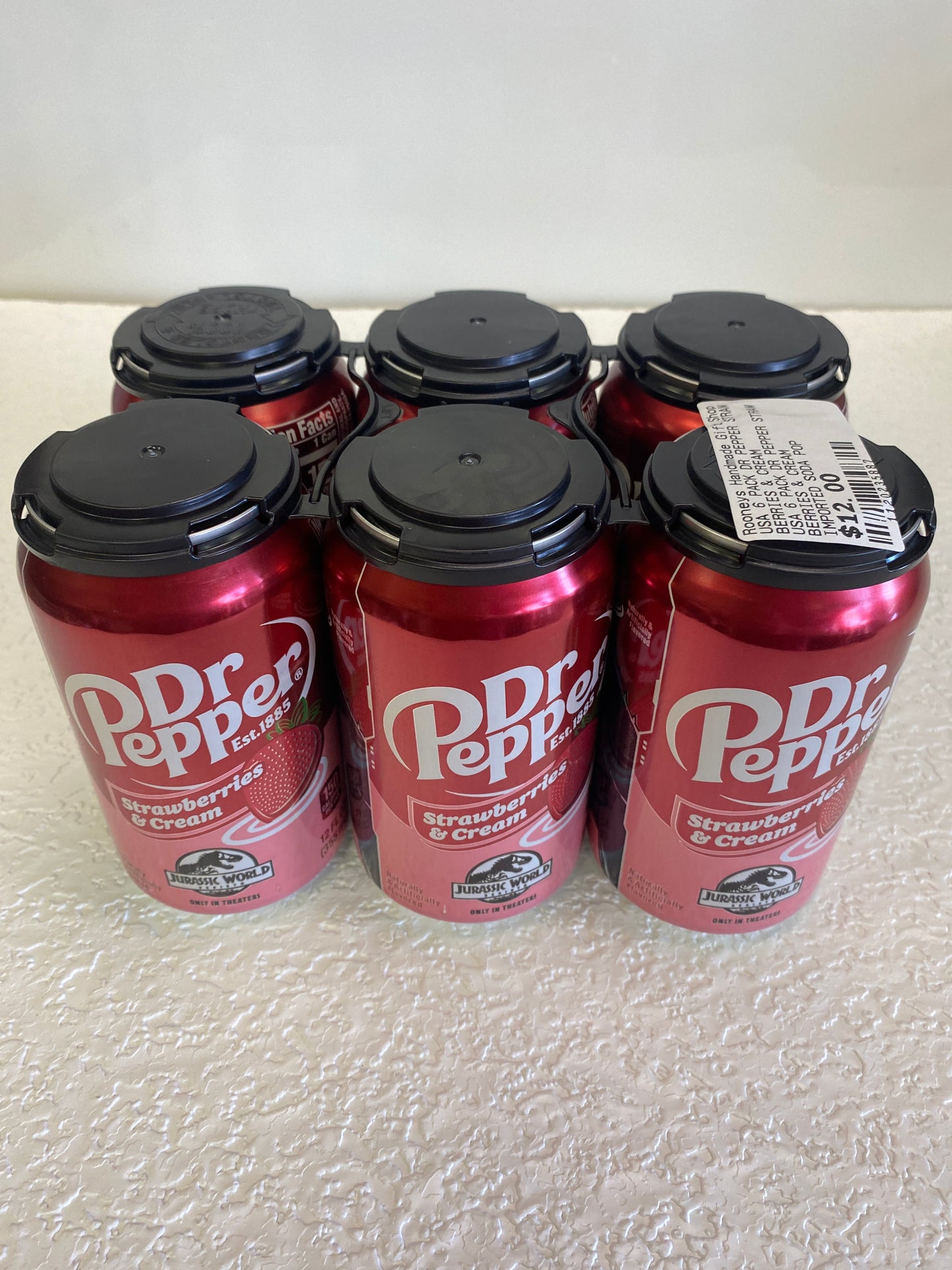 USA 6 PACK DR PEPPER STRAWBERRIES & CREAM