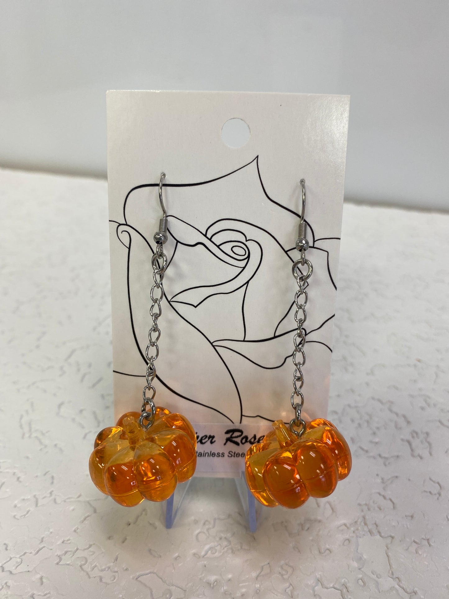 PUMPKIN DANGING EARRINGS