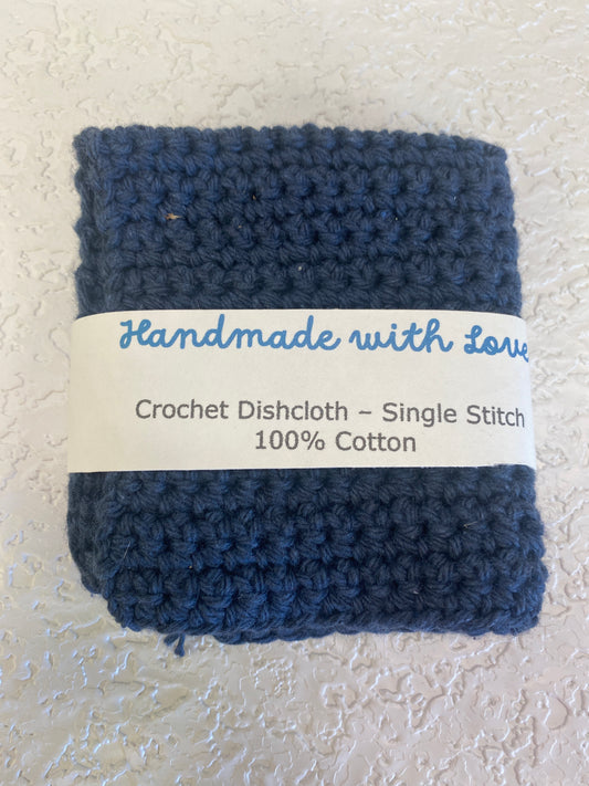DISHCLOTH NAVY BLUE