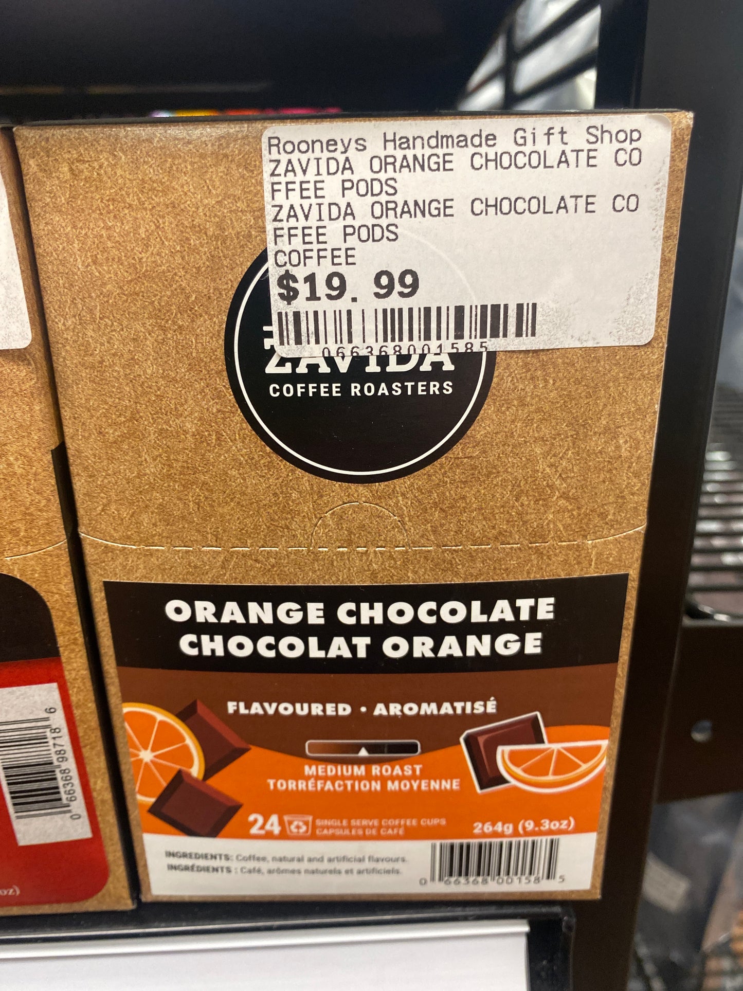 ZAVIDA ORANGE CHOCOLATE COFFEE PODS