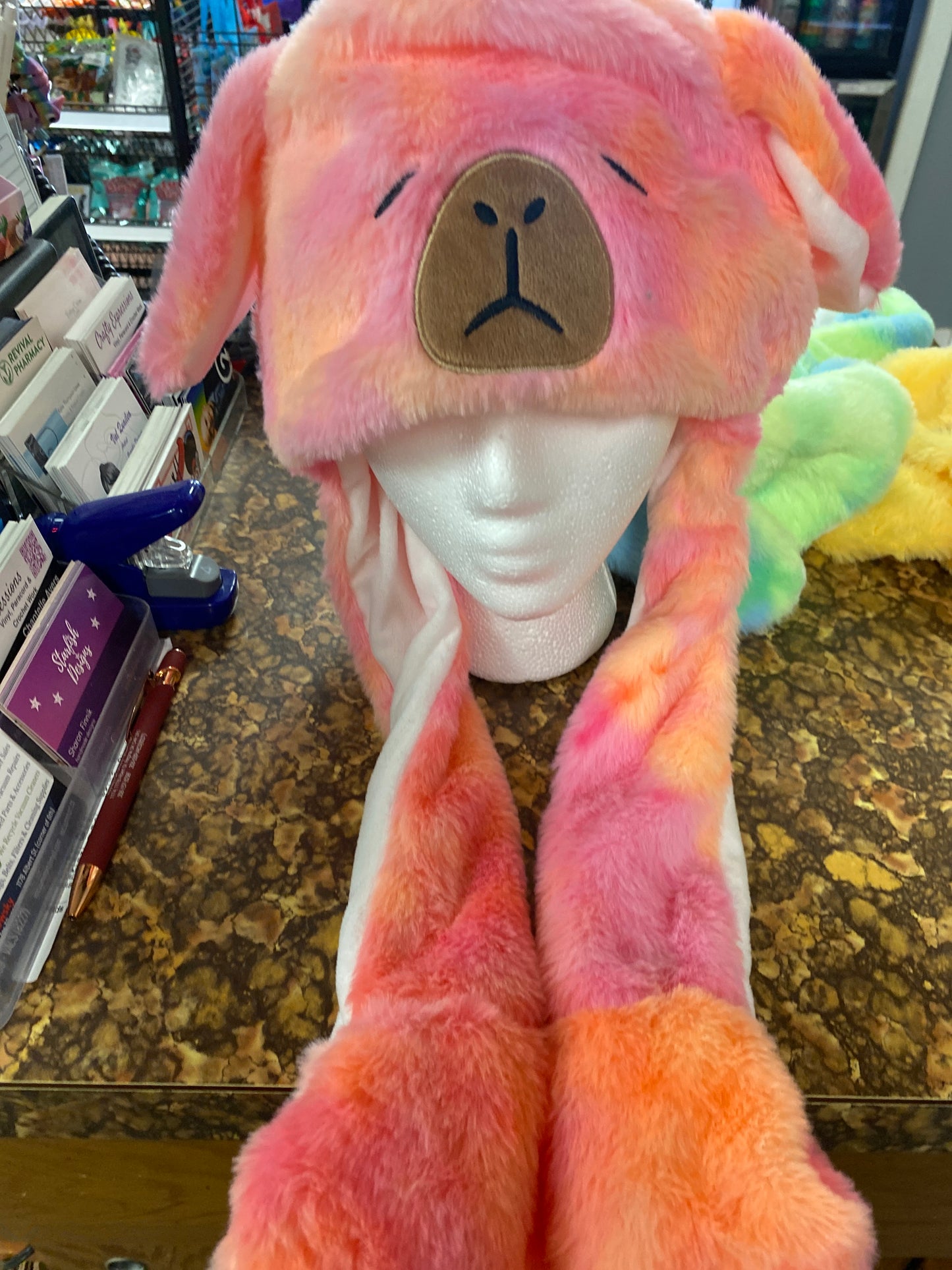 PINK CAPYBARA PUMP HAT