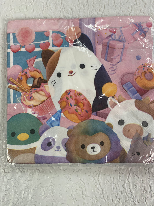 SQUISHMALLOW 20PC NAPKINS