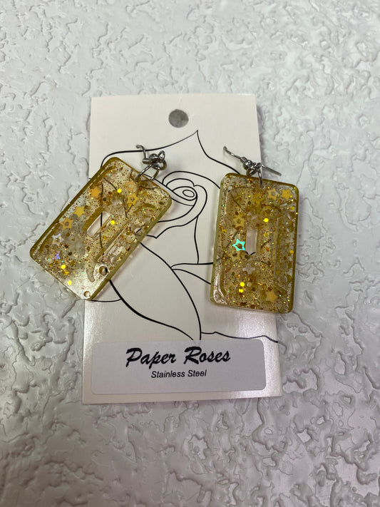 GOLD RETRO EARRINGS