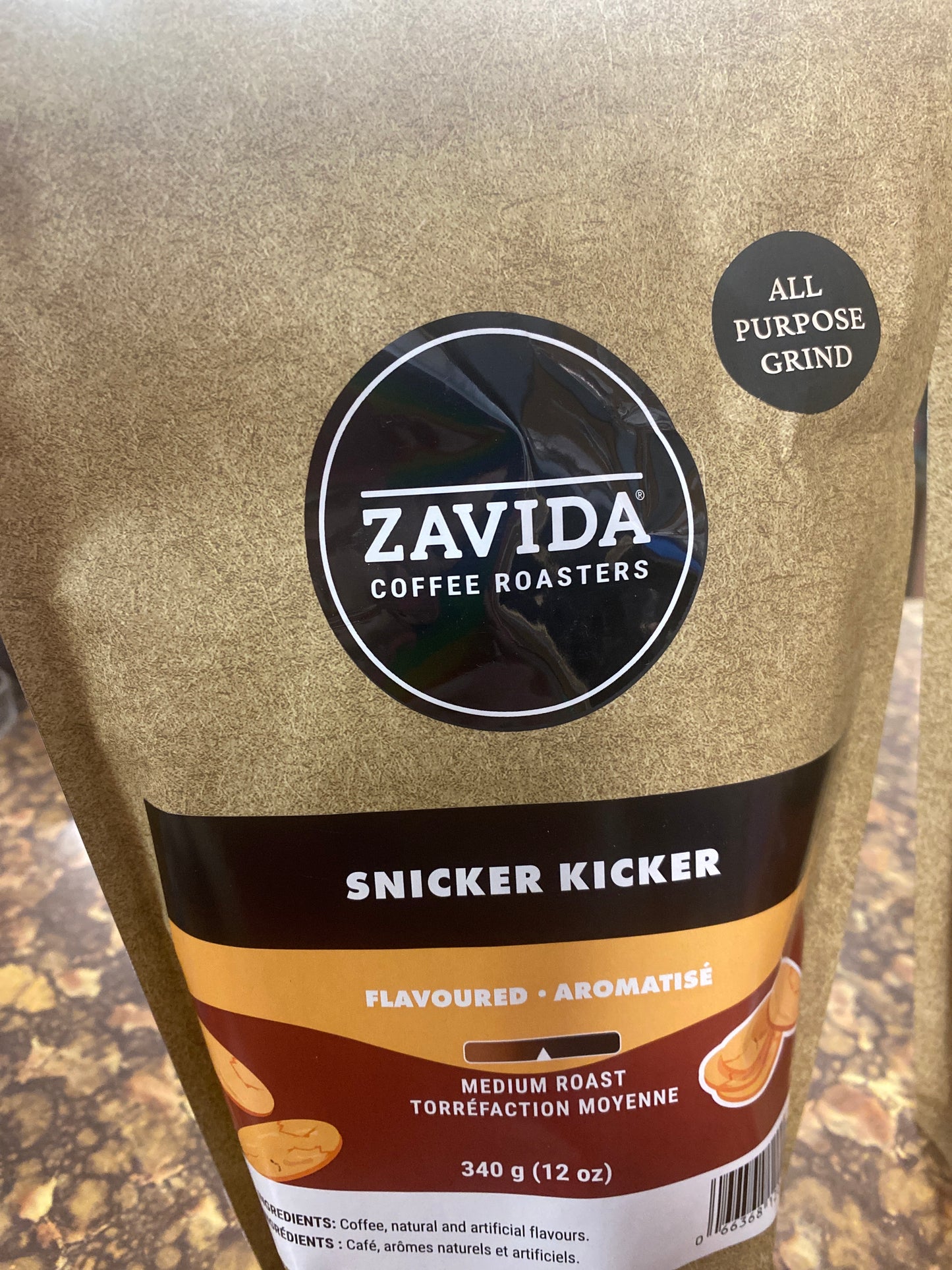ZAVIDA COFFEE SNICKER KICKER GRIND