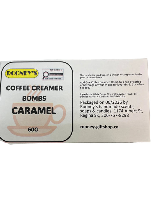 COFFEE CREAMER BOMBS CARAMEL 2 PACK