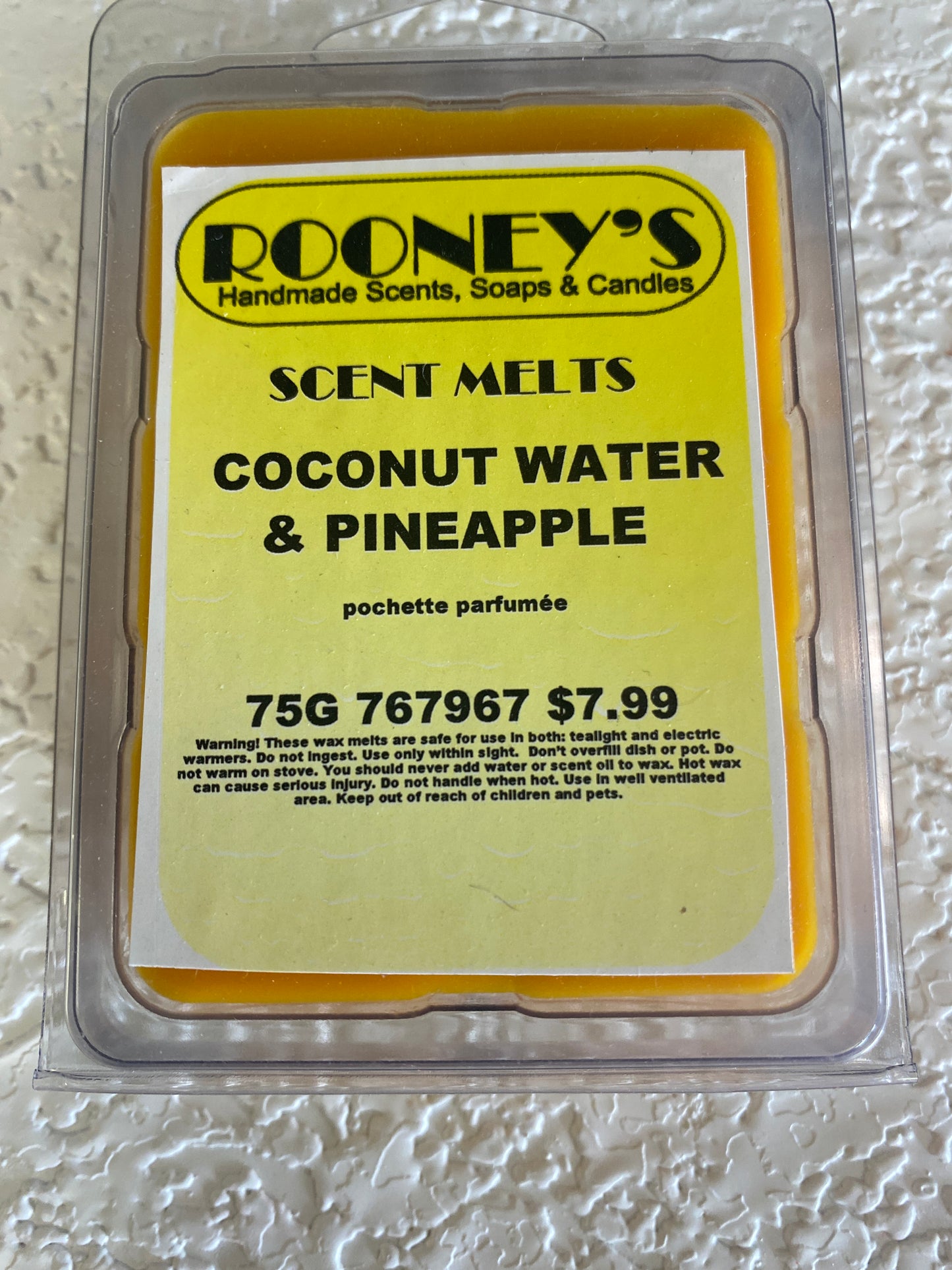 COCONUT WATER & PINEAPPLE SCENT MELT