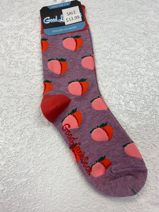 PEACHES SOCKS SIZE 5-9
