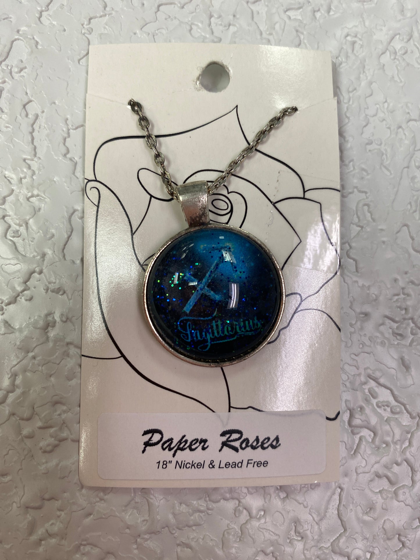 BLUE SAGI NECKLACE