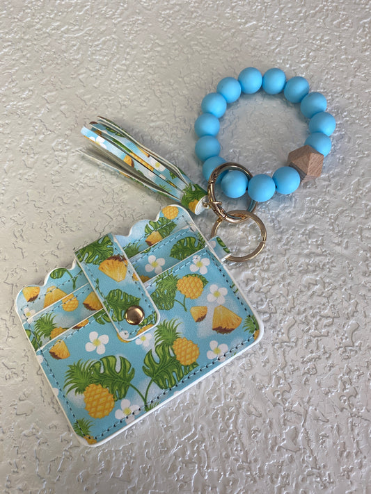 CUTE SILICONE WRISTLET PINEAPPLE PRINT