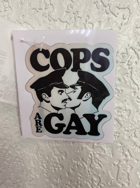 COPS ARE GAY STICKER VINYL