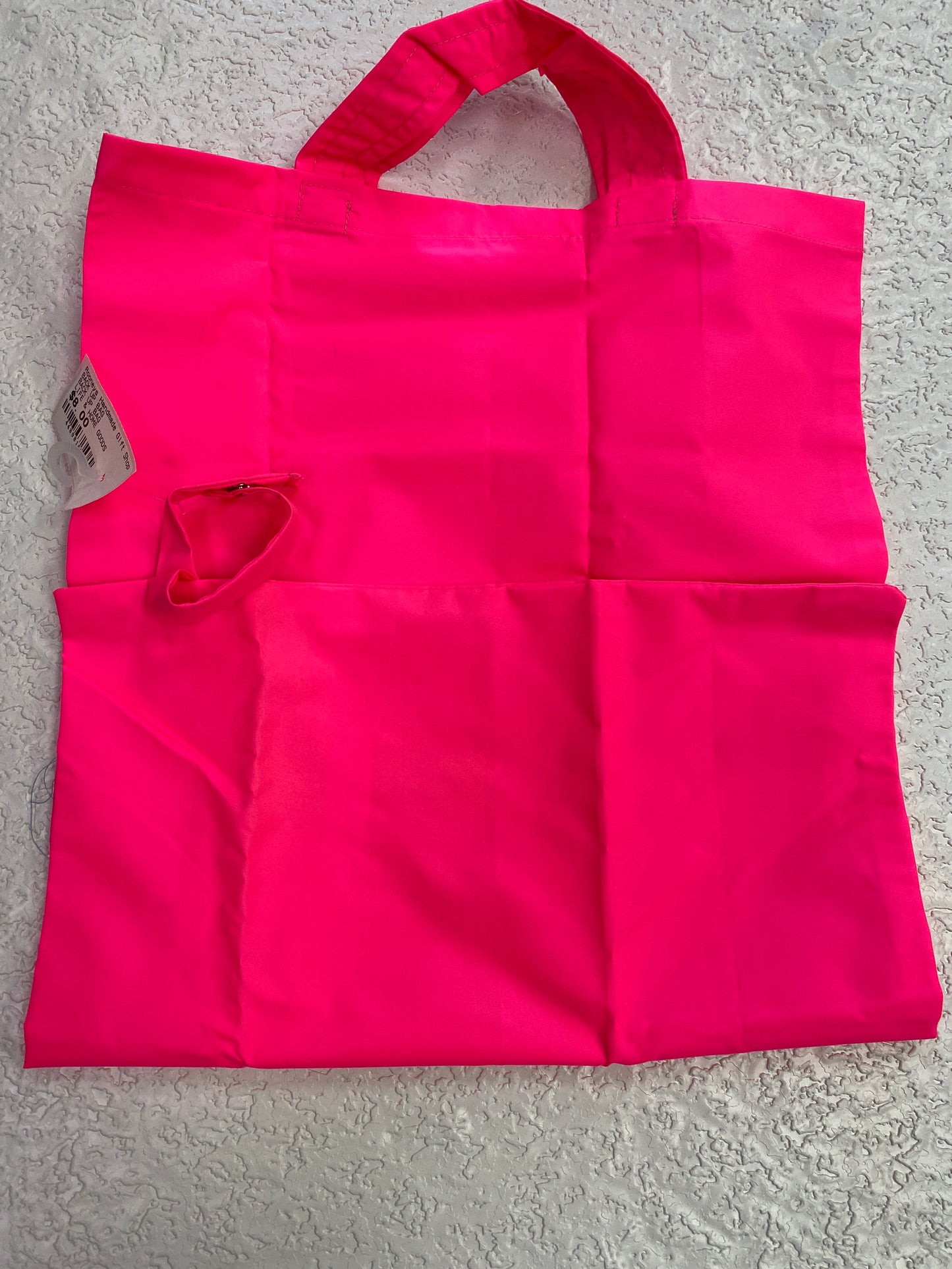 NEON PINK BACK UP BAG