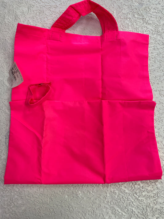NEON PINK BACK UP BAG