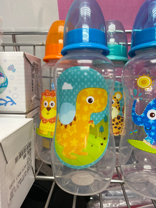 BLUE DINO PLASTIC BOTTLE