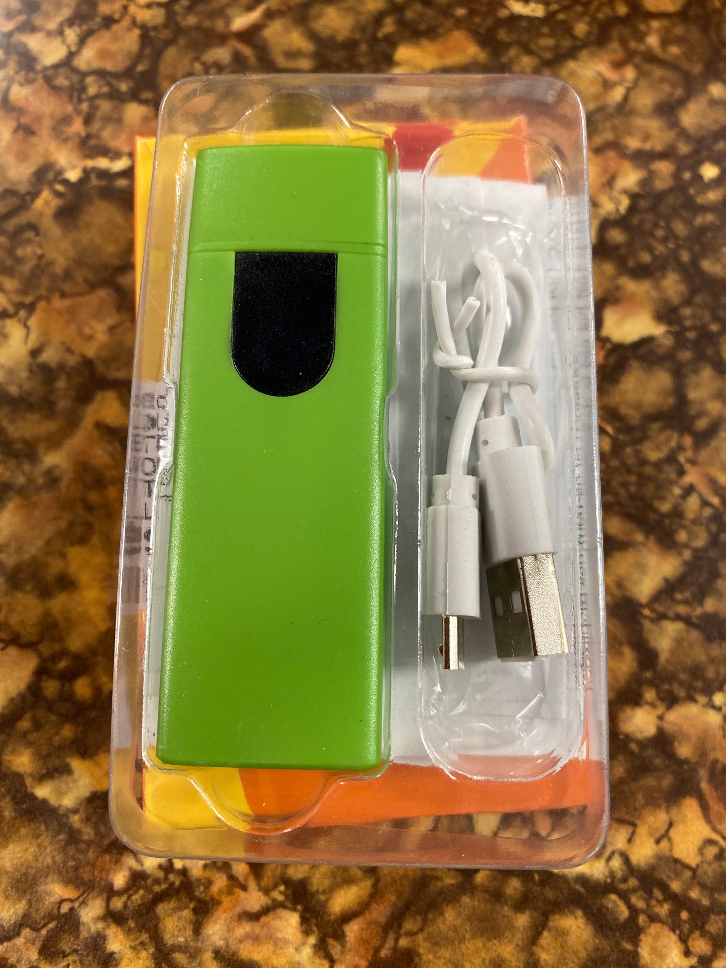 DURABLE ABS FLAMELESS LIGHTER GREEN