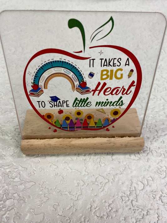 TEACHER GRATITUDE ACRYLIC SIGN
