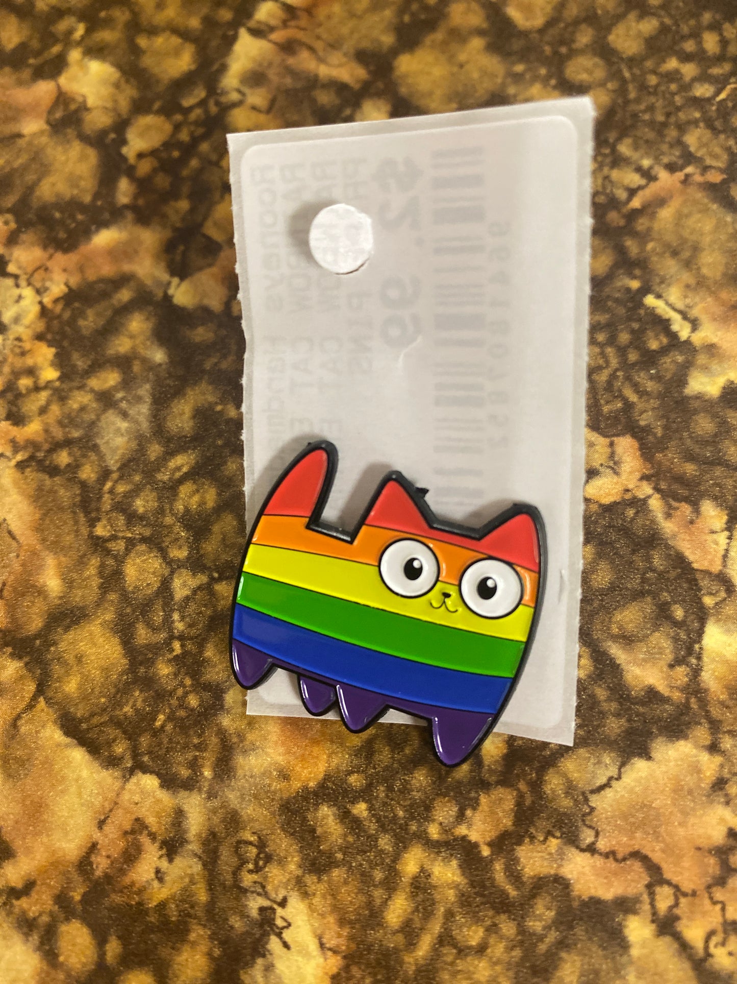 RAINBOW CAT ENAMAL PIN