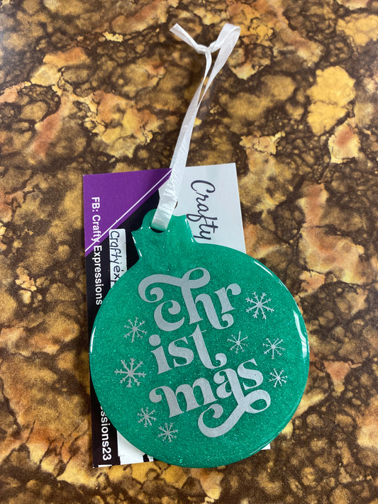 Resin Christmas Ornament Christmas