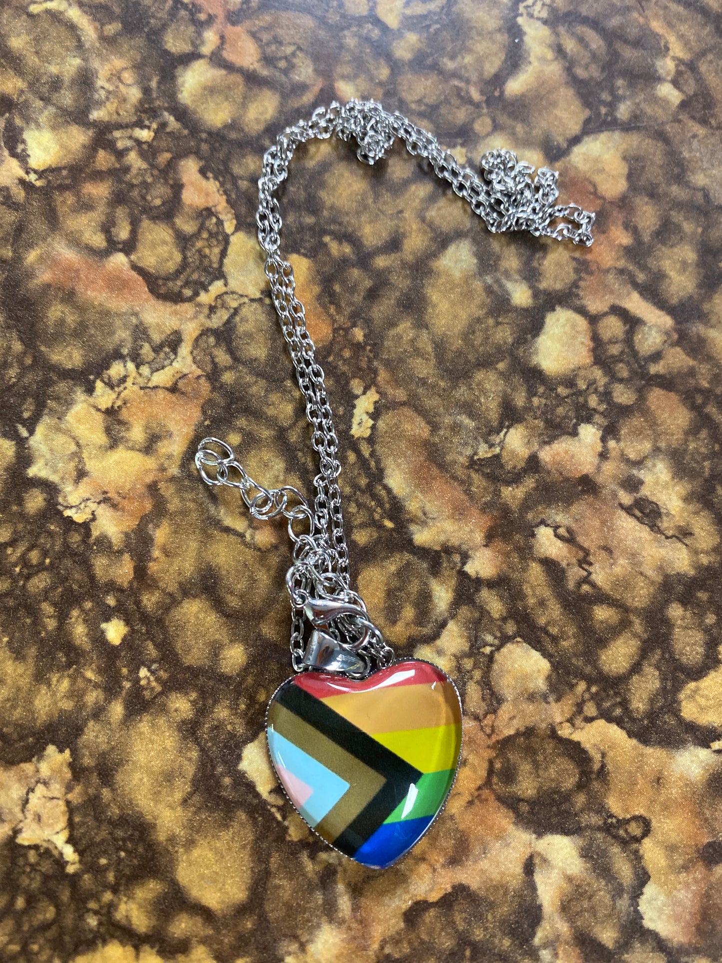 PROGRESS FLAG NECKLACE