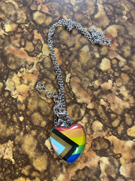 PROGRESS FLAG NECKLACE