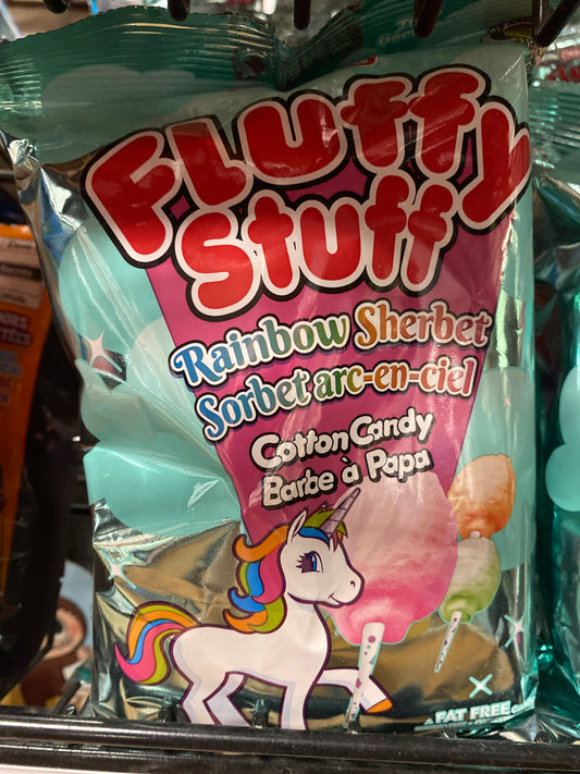 FLUFFY STUFF RAINBOW SHERBET COTTON CANDY