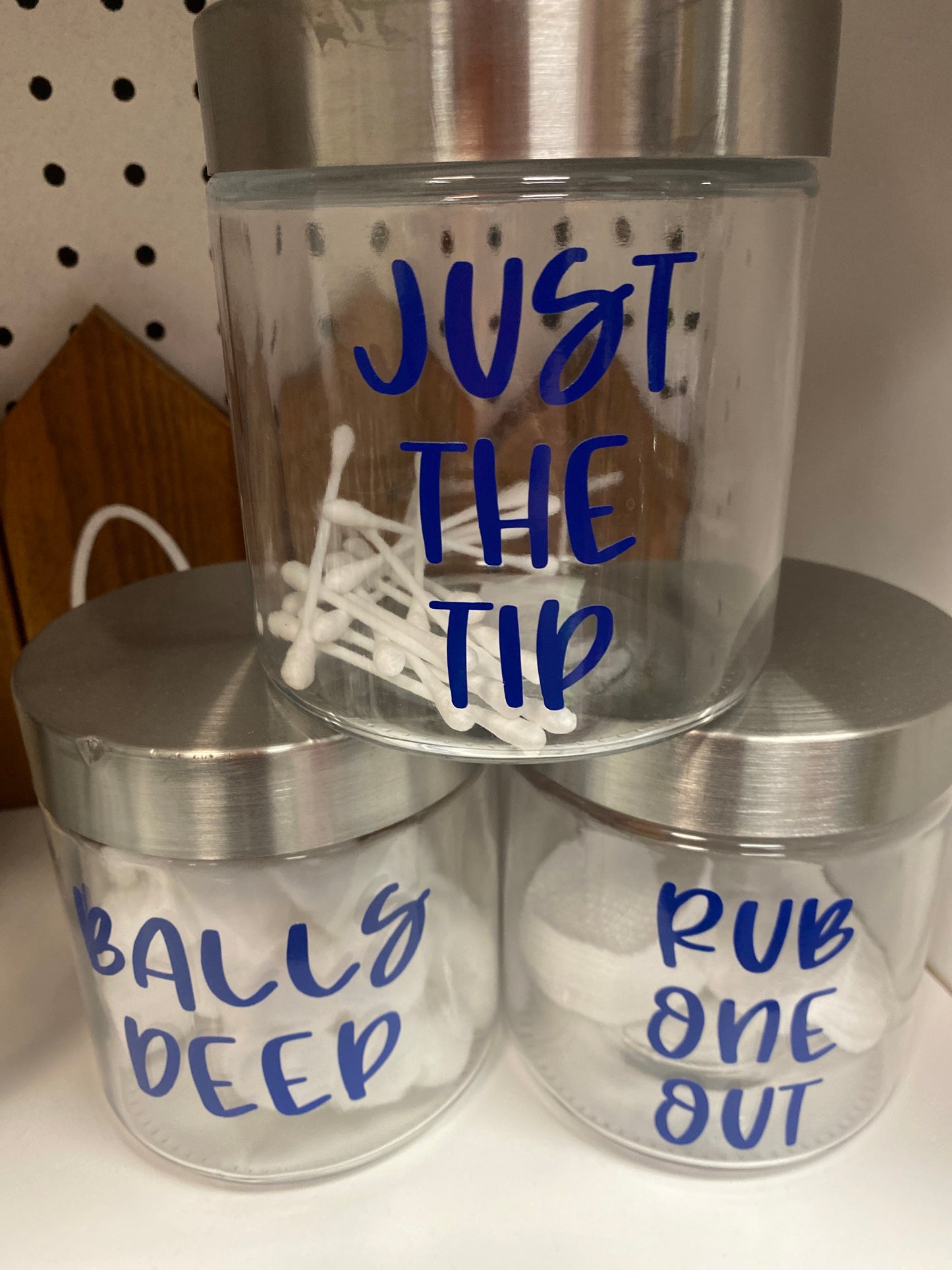 3 PC BATHROOM JAR SET