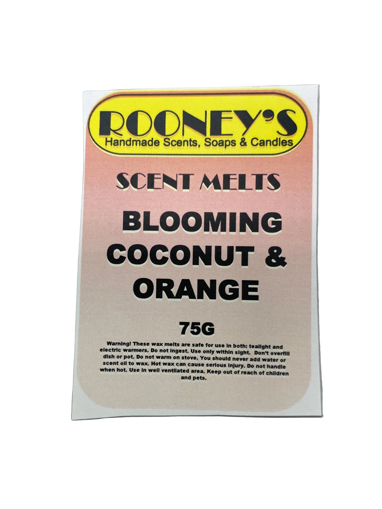 SCENT MELTS BLOOMING COCONUT & ORANGE