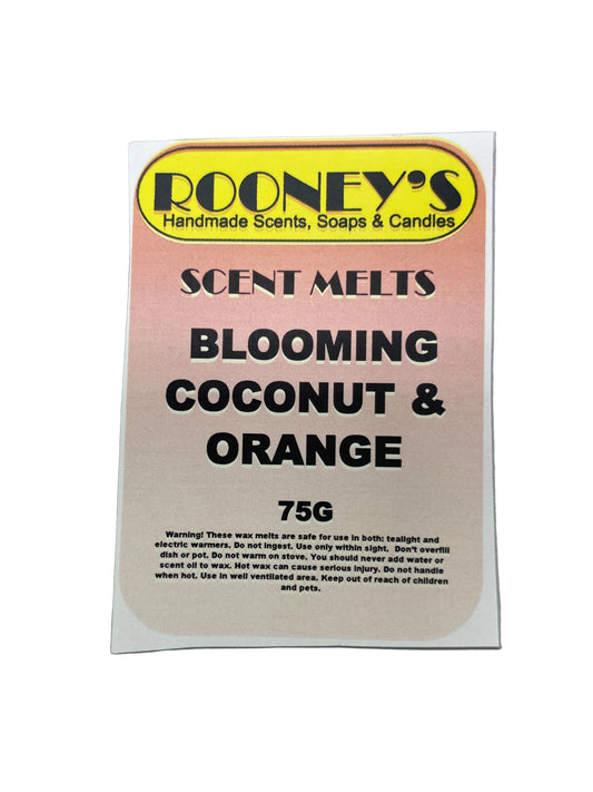 SCENT MELTS BLOOMING COCONUT & ORANGE