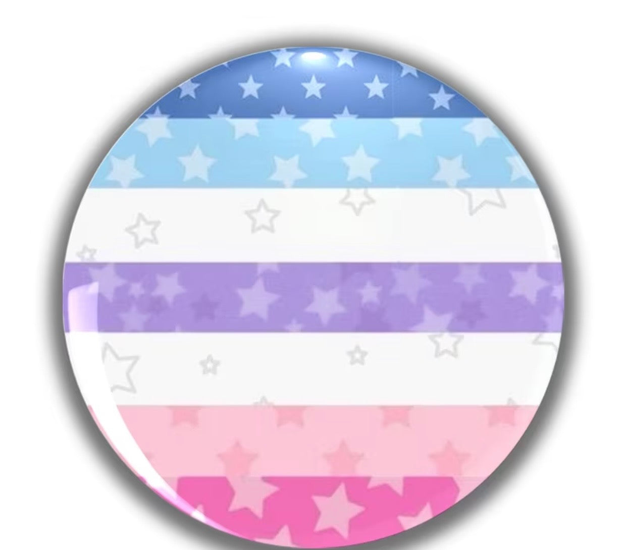 STARS BIGENDER PRIDE BUTTON