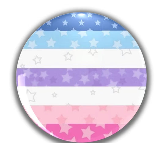 STARS BIGENDER PRIDE BUTTON