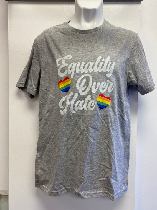 EQUAL OVER HATE GREY SHIRT