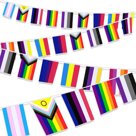 PRIDE FLAGS BANNER