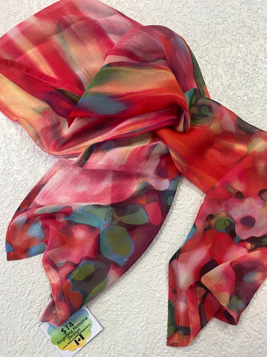 SCARVE RED GREEN BLUE