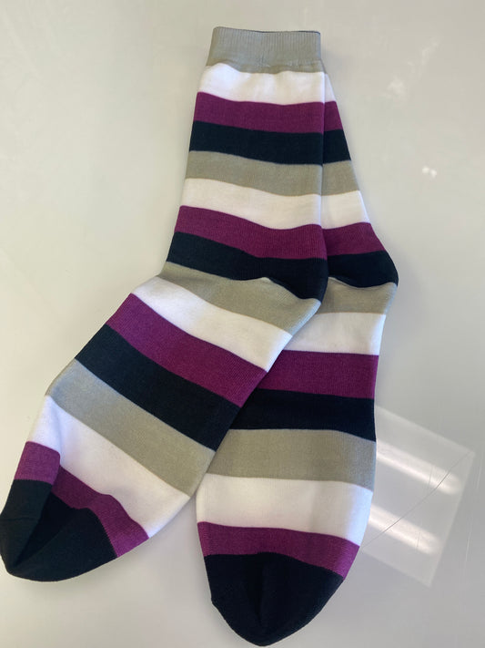 ASEXUAL FLAG SOCKS