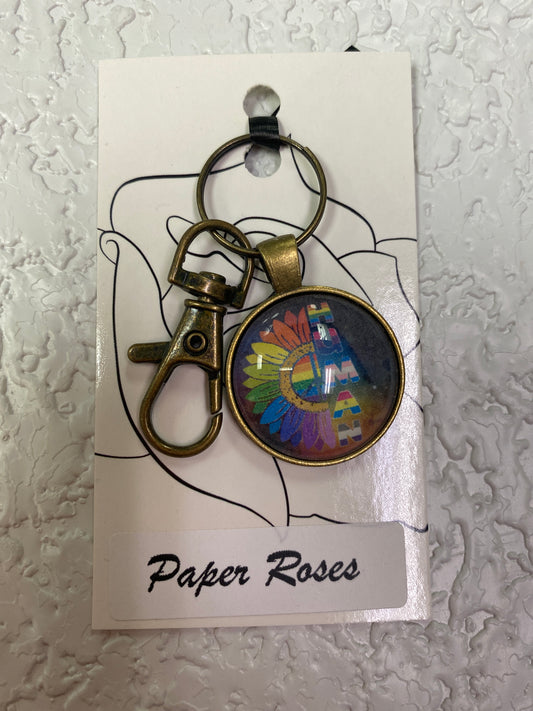 PRIDE BRONZE KEYCHAIN
