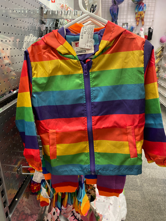 KIDS LIGHTWEIGHT COLOR BAR JACKET 1-2Y