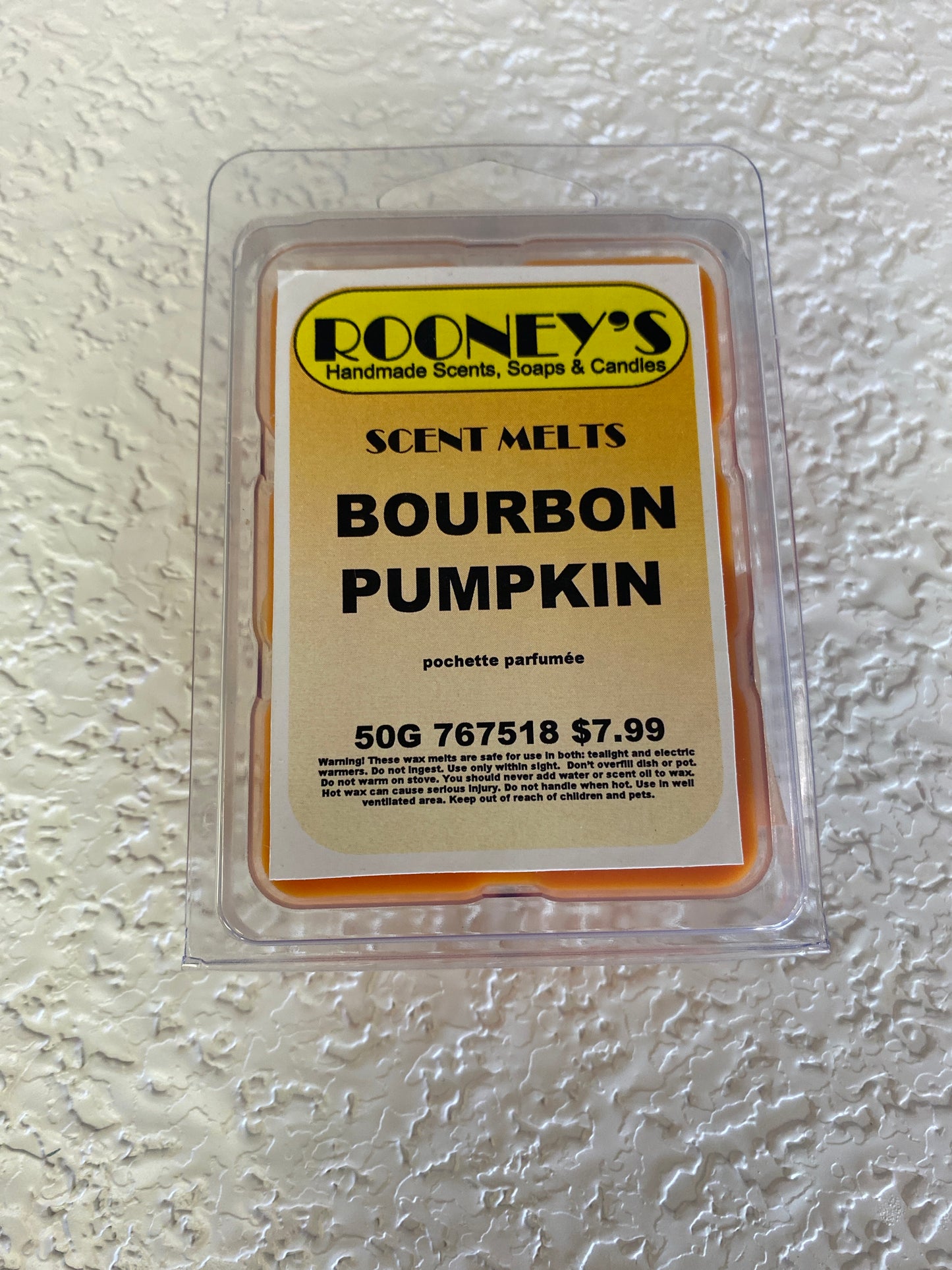 BOURBON PUMPKIN SCENT MELT