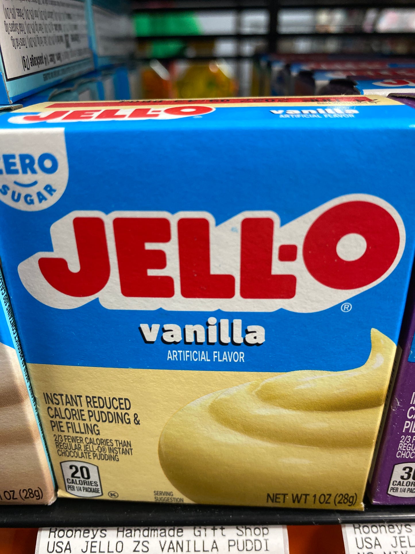 USA JELLO ZS VANILLA PUDDING MIX