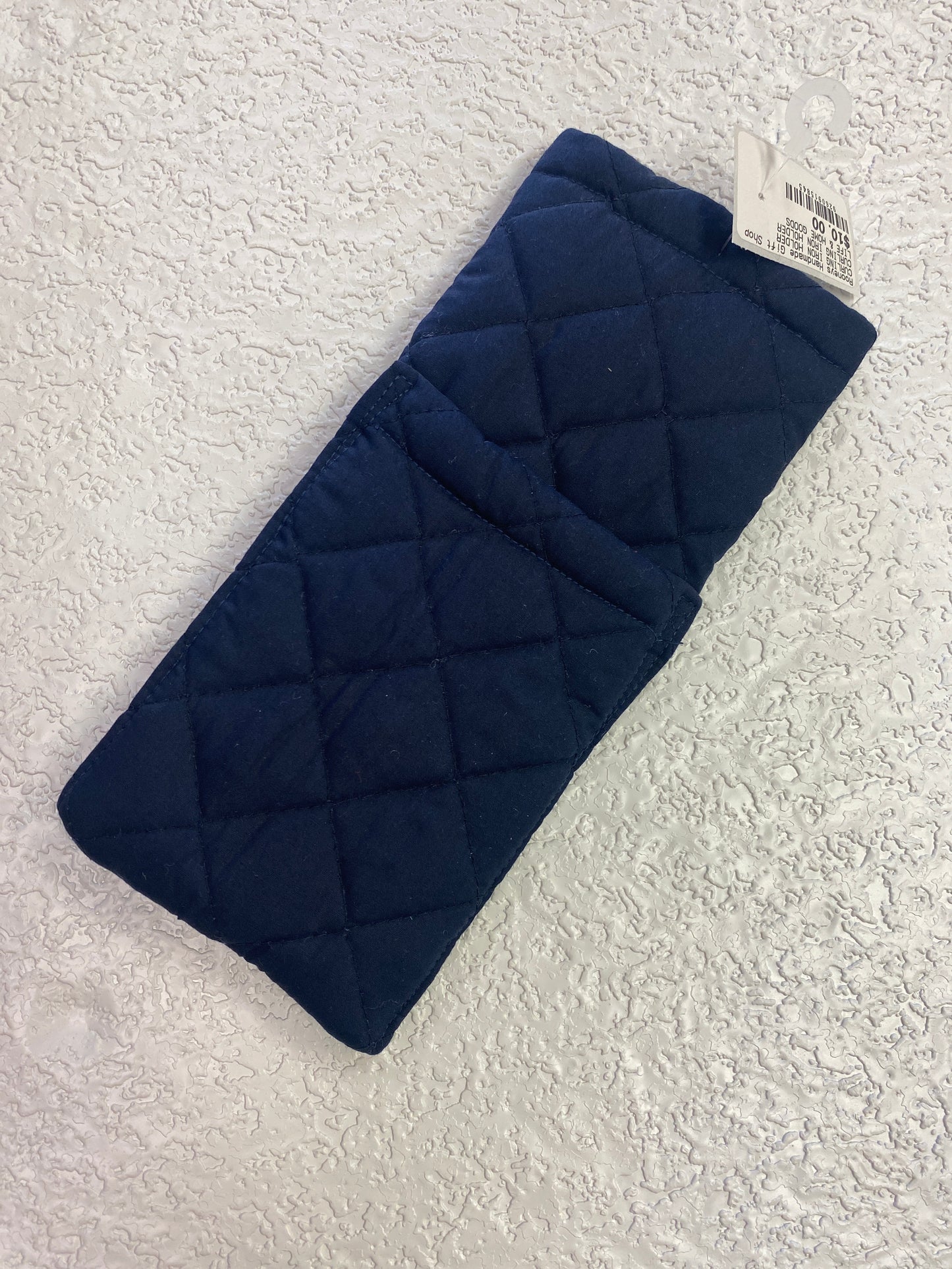 DARK BLUE CURLING IRON HOLDER