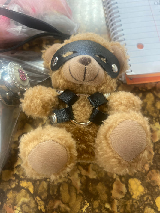SEXY BEAR KEYCHAIN BOUND & RESTRAINED