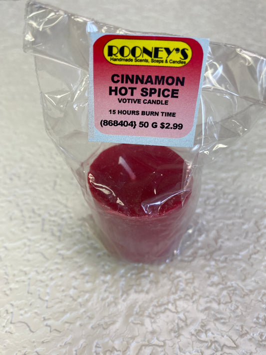 CINNAMON HOT SPICE VOTIVE CANDLE