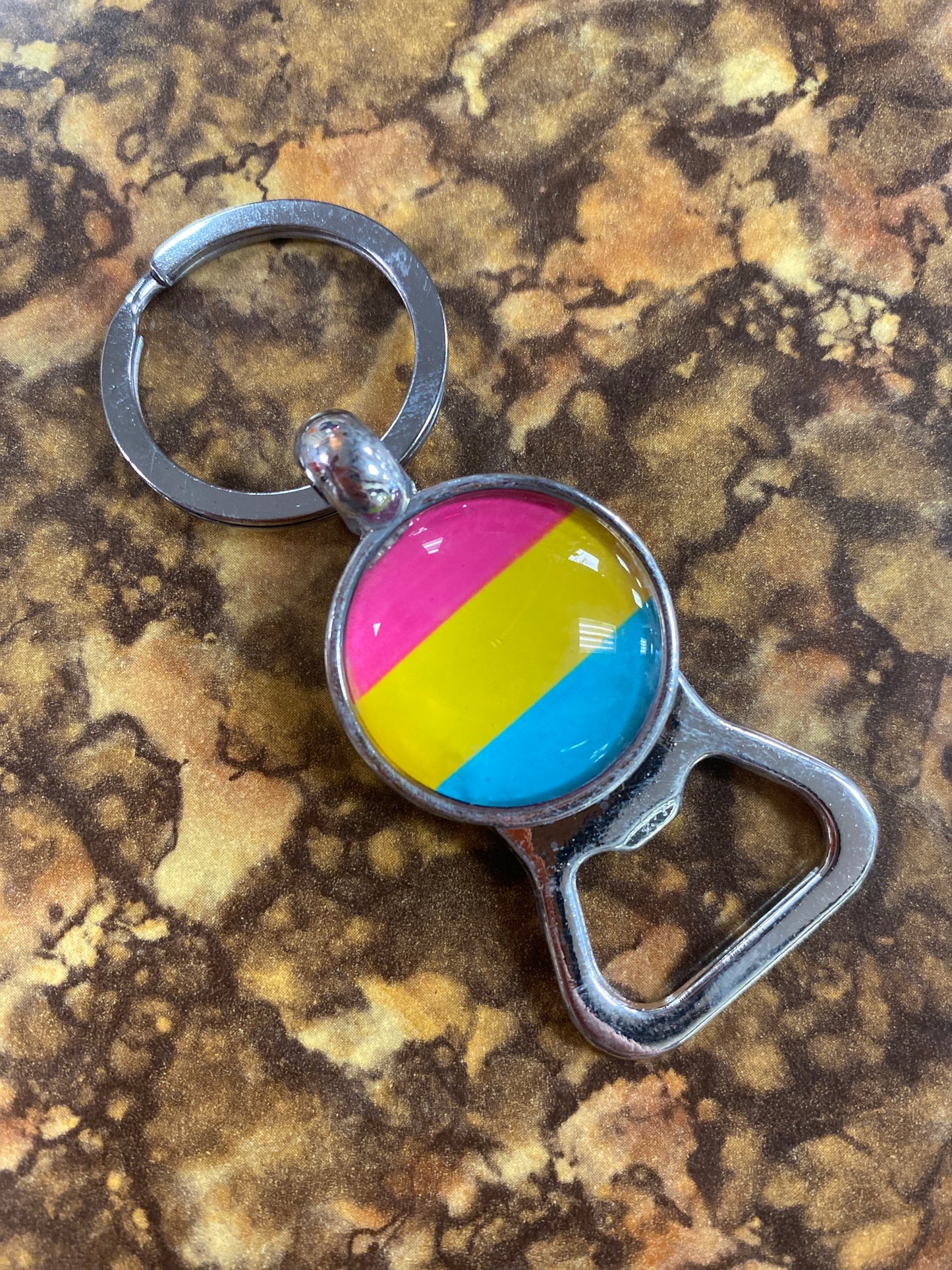 PAN PRIDE KEYCHAIN WITH BOTTLE OPENER