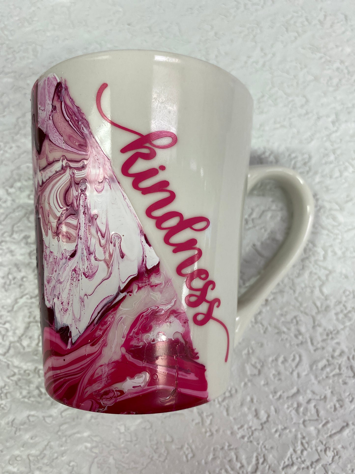 KINDNESS PINK COFFEE MUG