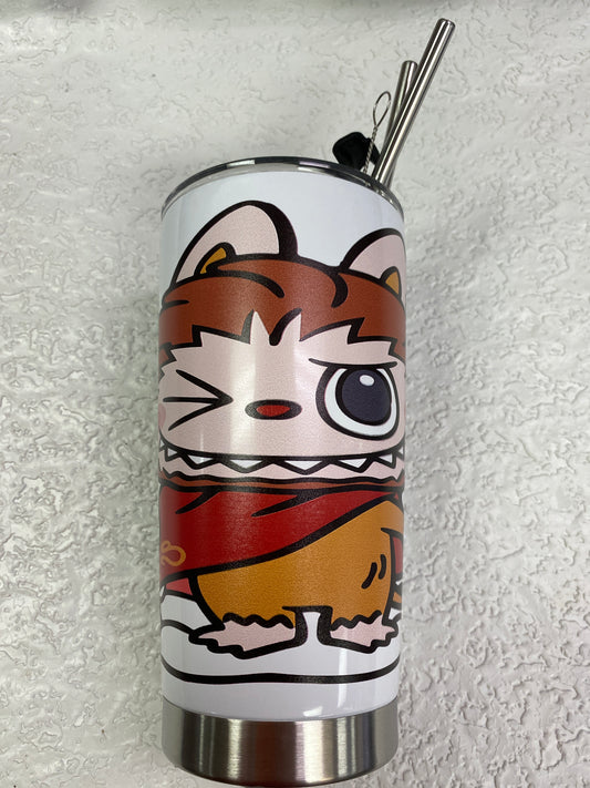 20OZ STAINLESS STEEL CUP LABUBU RED SCARF