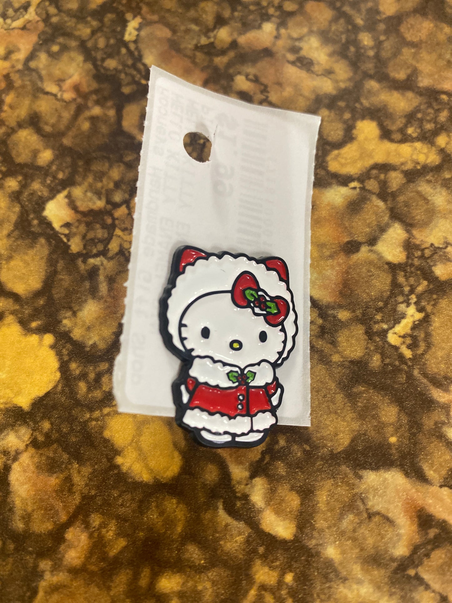 HELLO KITTY RED CHRISTMAS PIN