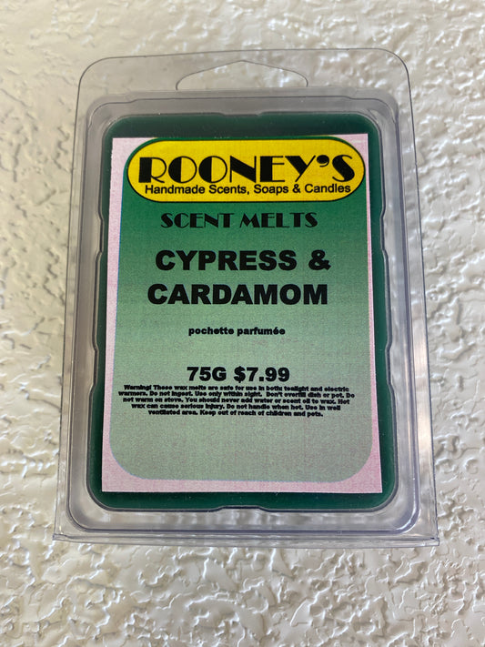 CYPRESS & CARDAMOM SCENT MELTS