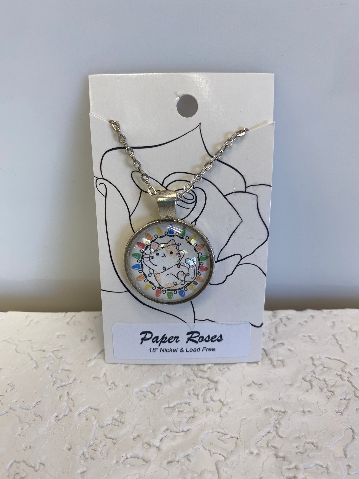 KITTY SILVER NECKLACE