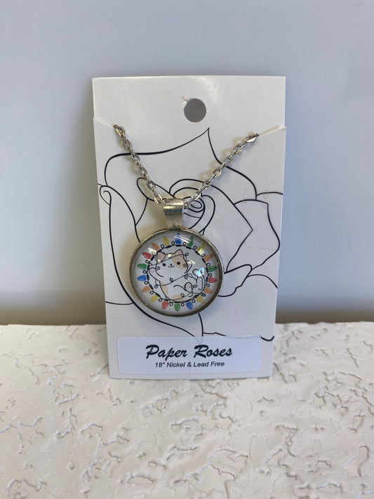 KITTY SILVER NECKLACE